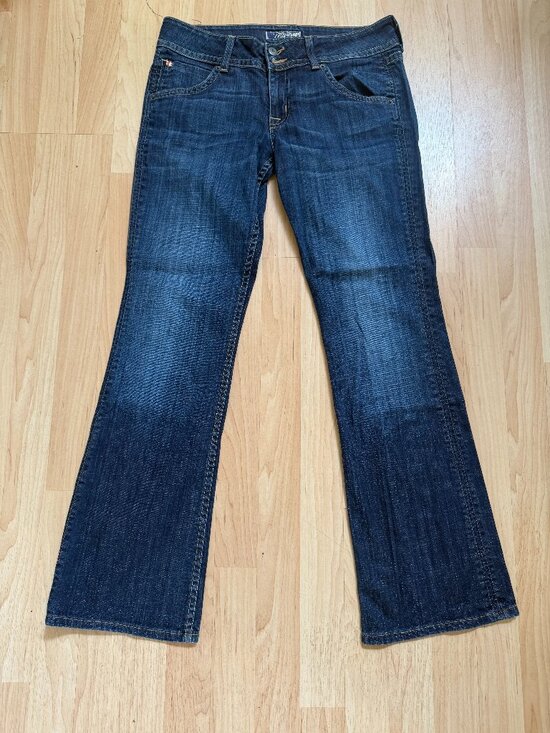 Hudson Jeans Denim - Y2K Hudson Jeans Size 30 Dark Indigo Low Rise Bootcut Flare Made in USA